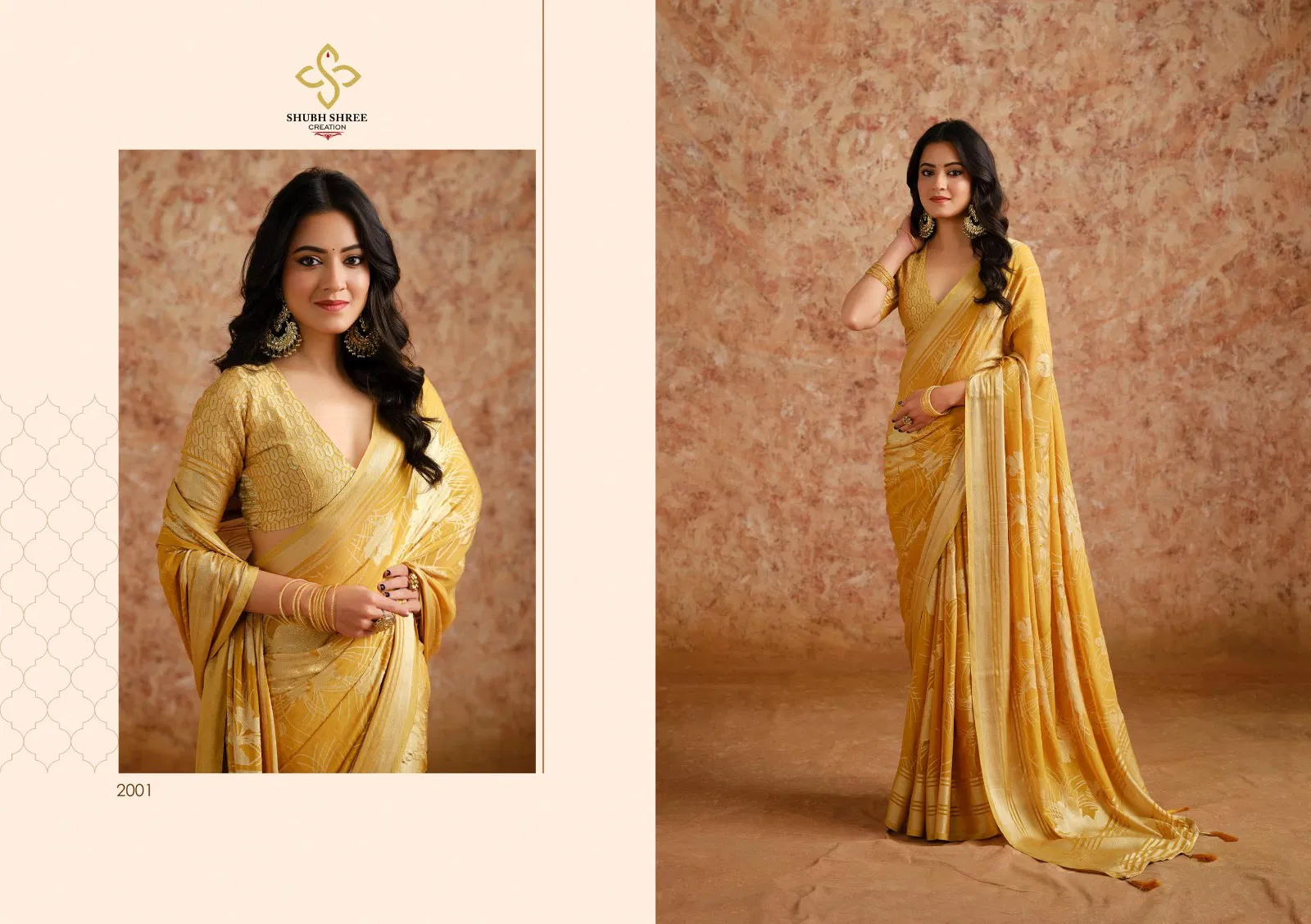 Siara Vol 2 By Shubh Shree Moss Brasso Wholesale Saree Wholesale Shop In Surat